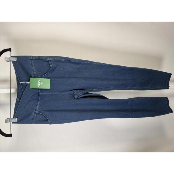 NWT Halara Flex™ High Waisted Crossover Pockets Denim Work Leggings 7/8 Size M - Picture 5 of 10